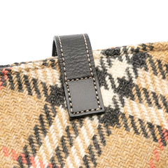 Supernova Check Wool Tote