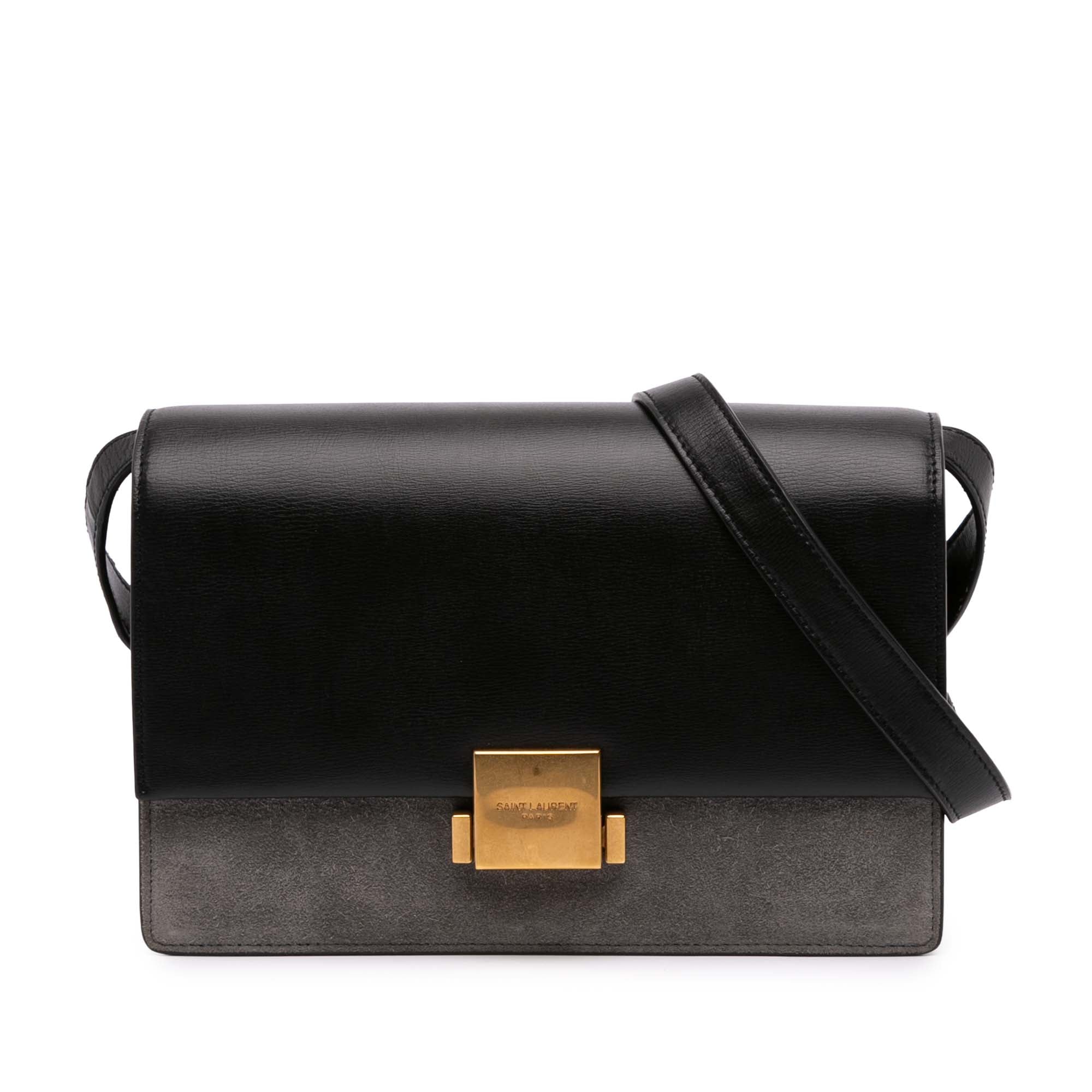 Medium Calfskin and Suede Bellechasse Bag