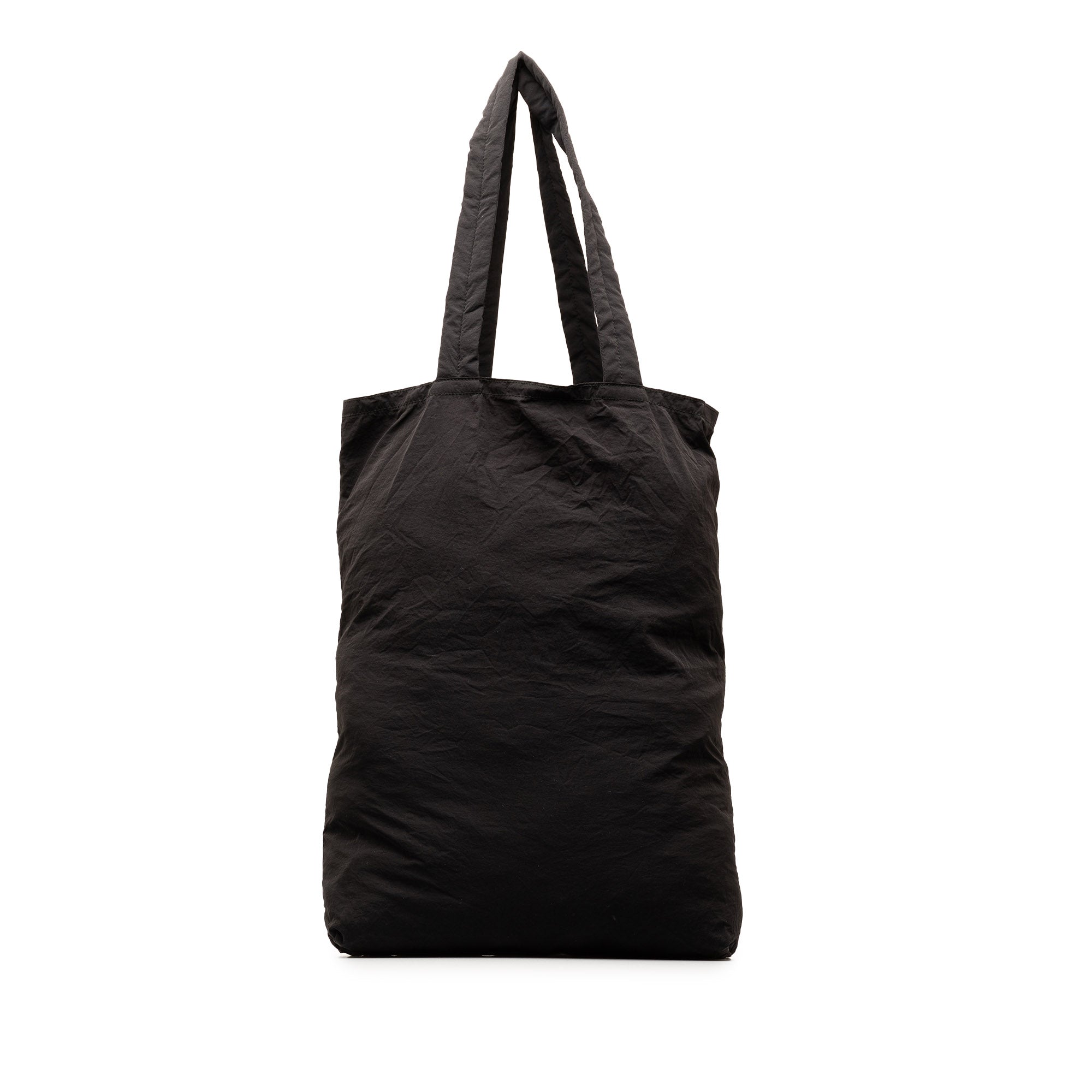 Intrecciato and Nylon Foldable Tote