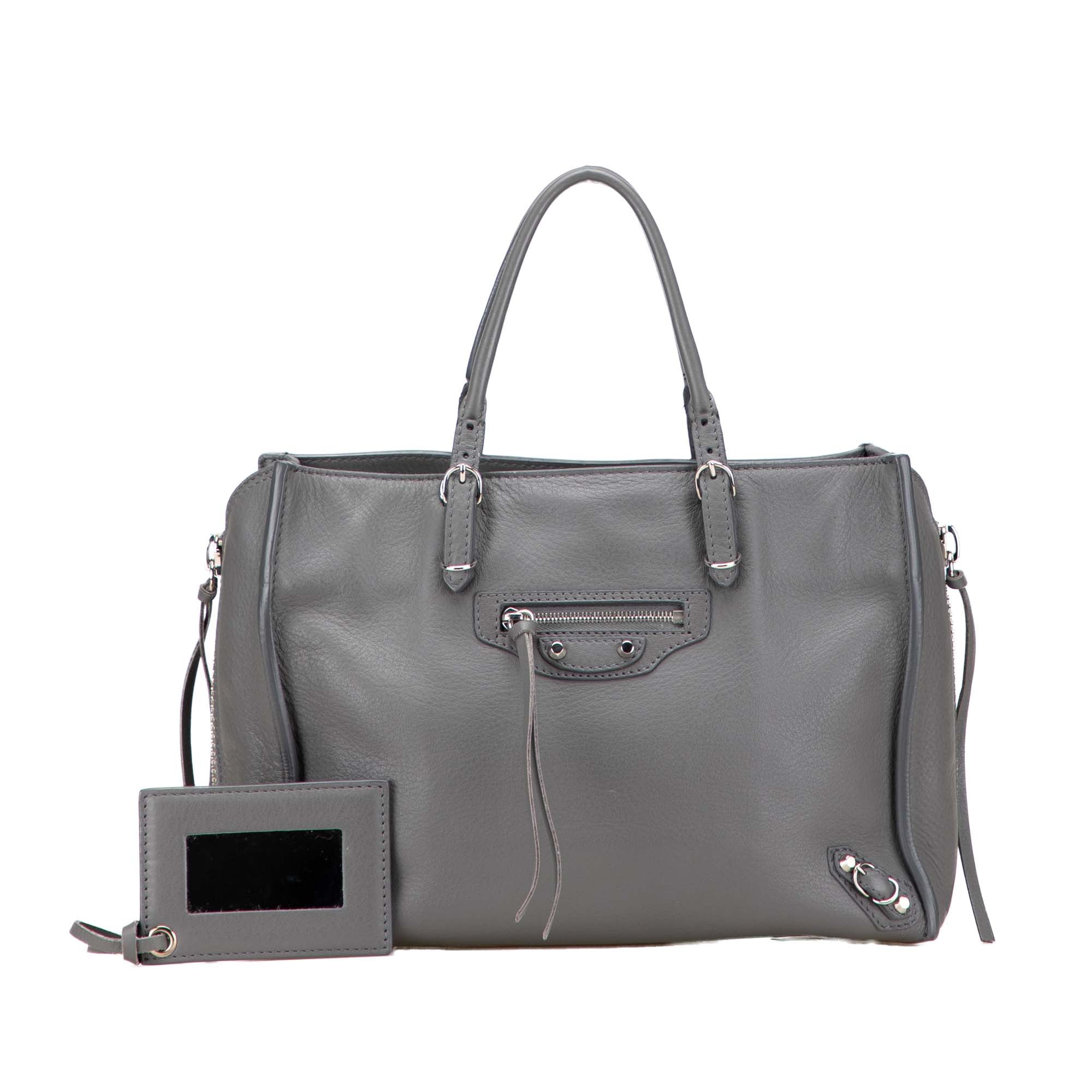 Leather Papier A6 Zip Around Satchel