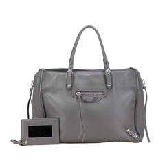 Leather Papier A6 Zip Around Satchel