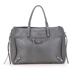 Leather Papier A6 Zip Around Satchel