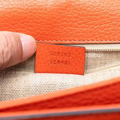 Medium Dollar Calfskin Interlocking G Crossbody