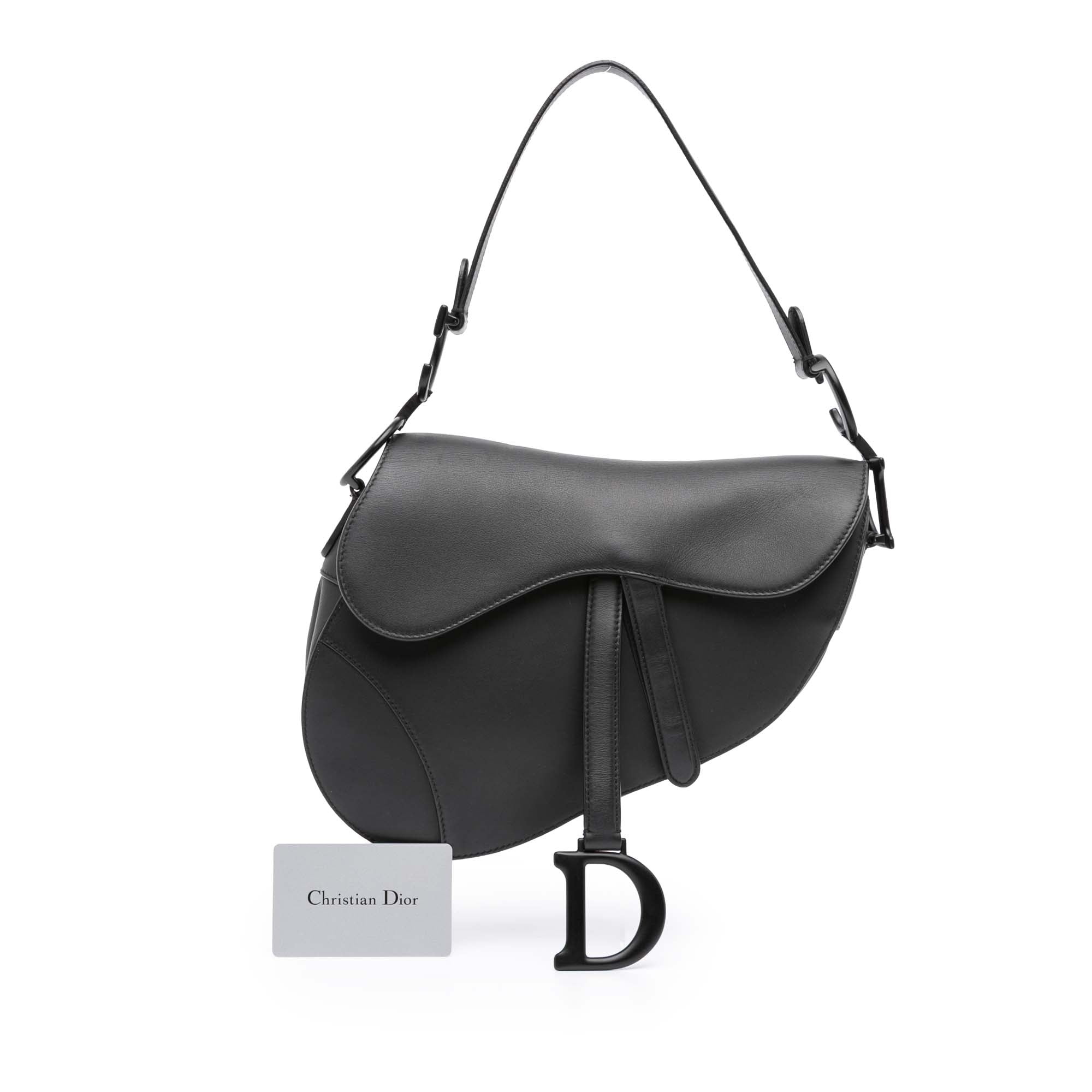 Ultra Matte Calfskin Saddle Bag