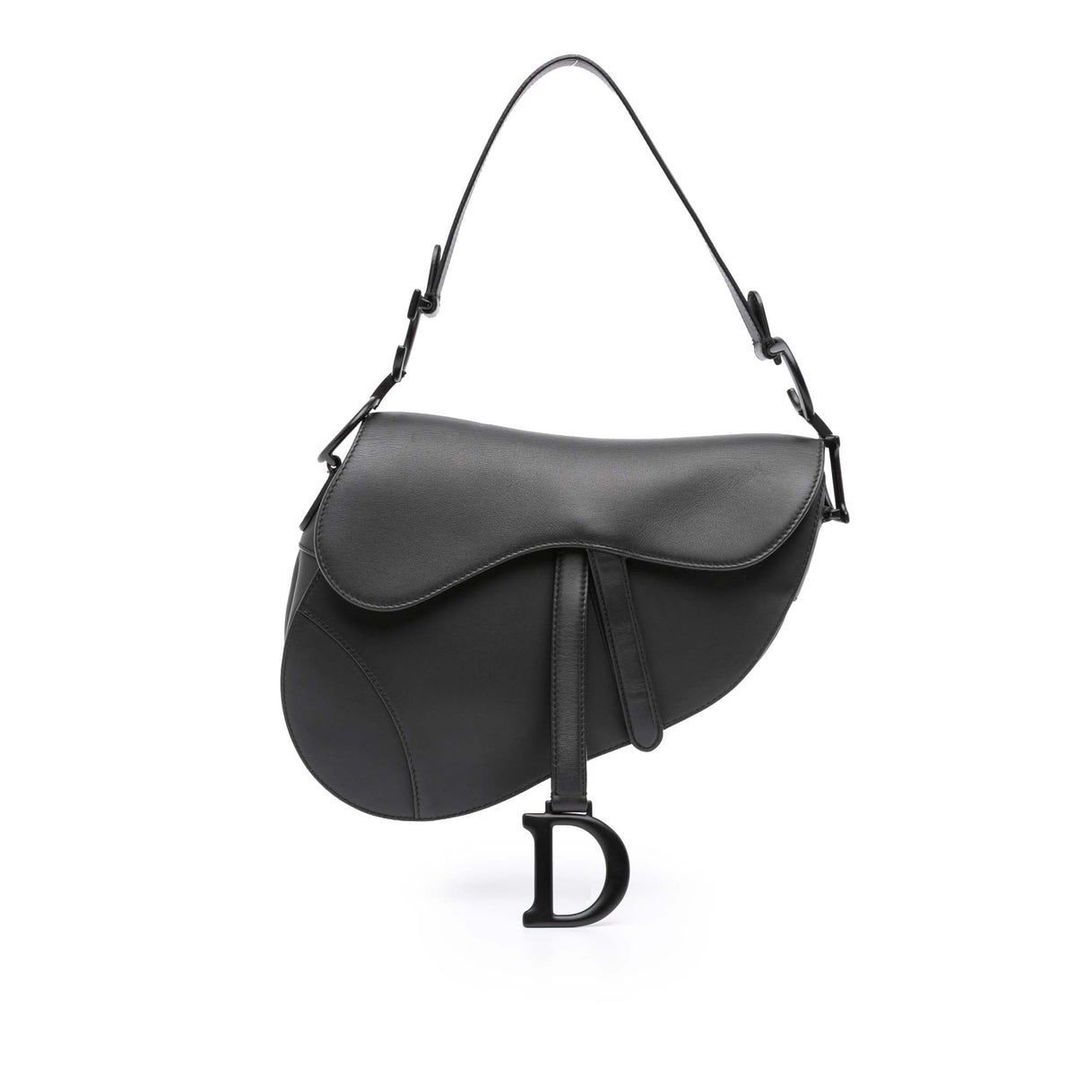 Ultra Matte Calfskin Saddle Bag