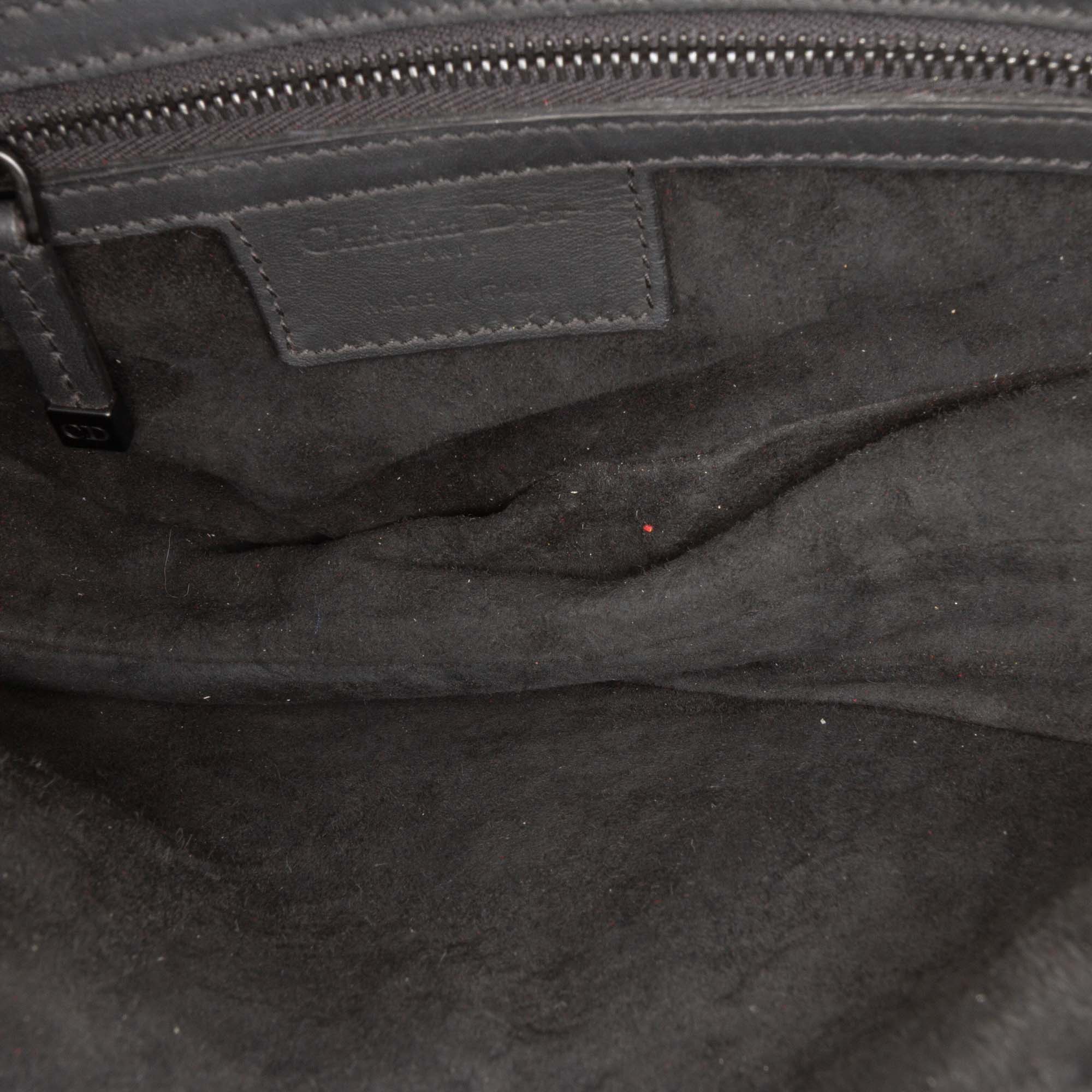 Ultra Matte Calfskin Saddle Bag