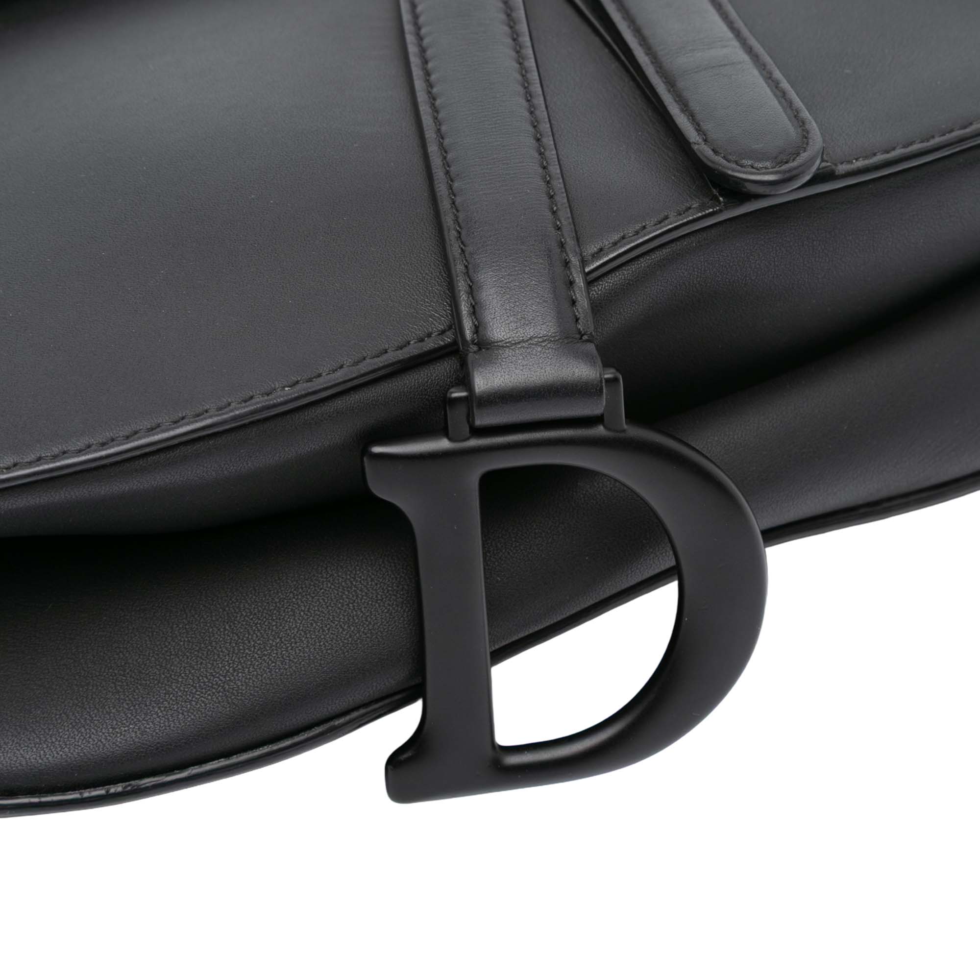 Ultra Matte Calfskin Saddle Bag