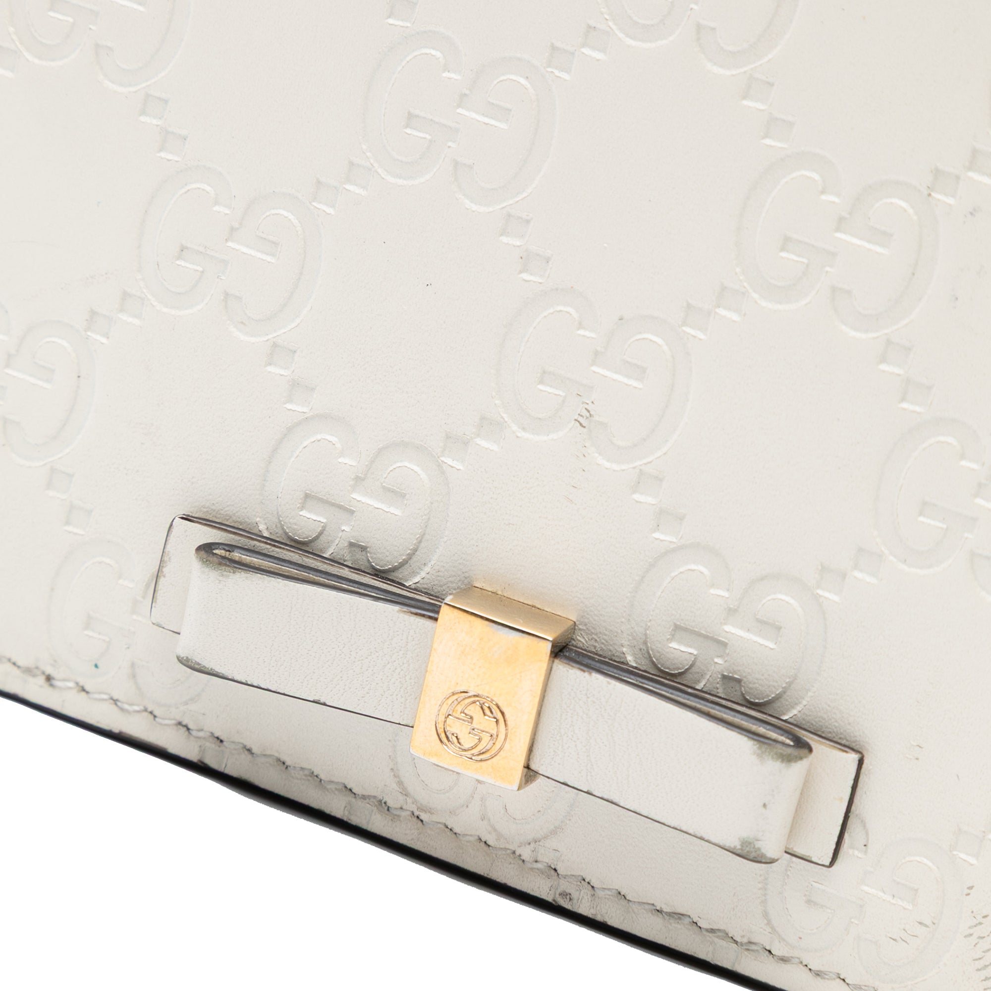Mini Guccissima Bow Signature Wallet On Chain