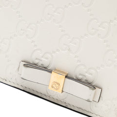 Mini Guccissima Bow Signature Wallet On Chain