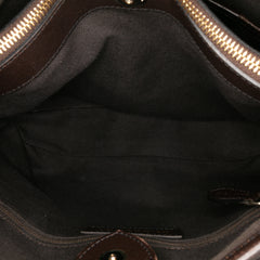 Haymarket Check Coated Canvas Satchel