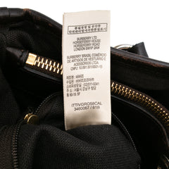 Haymarket Check Coated Canvas Satchel