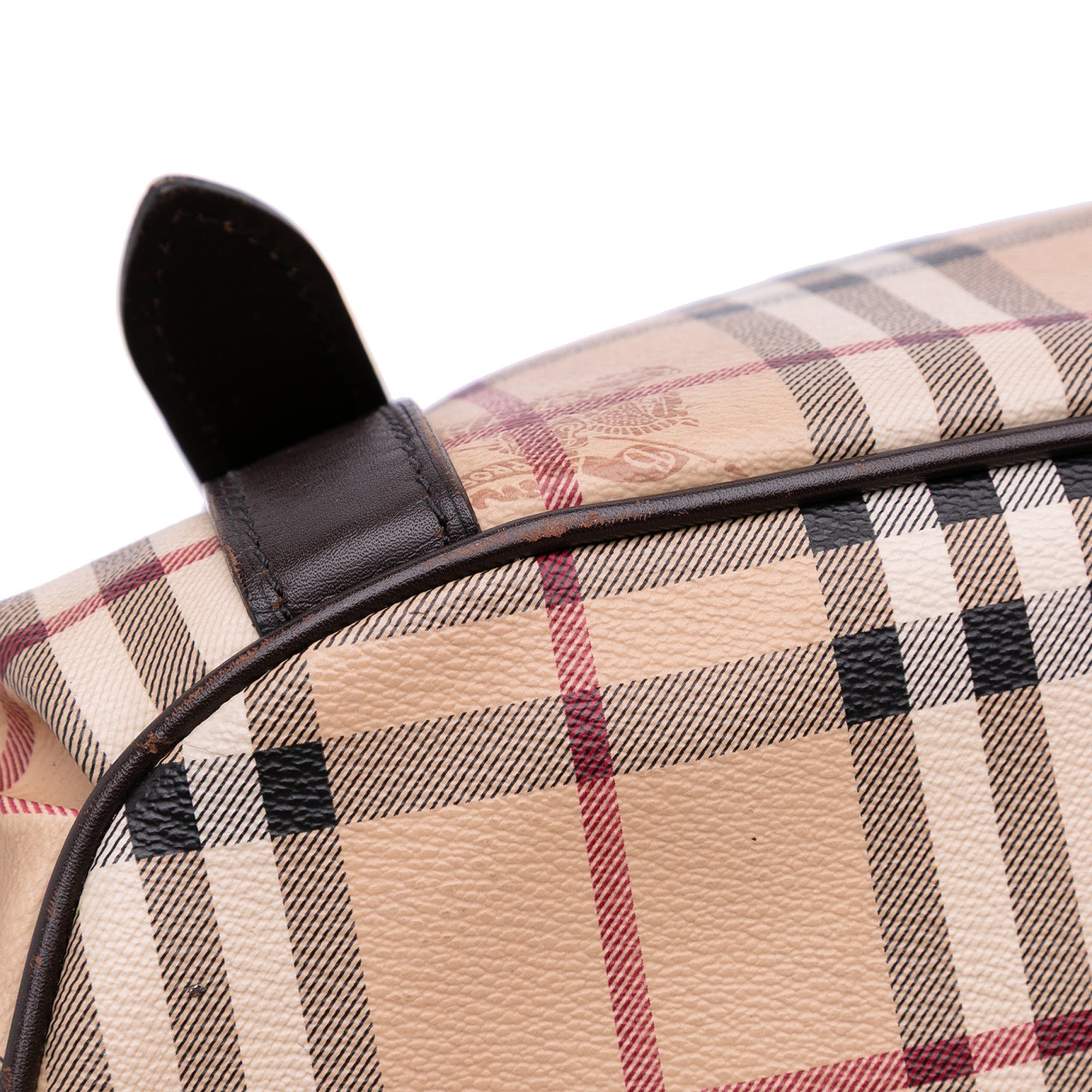Haymarket Check Coated Canvas Satchel