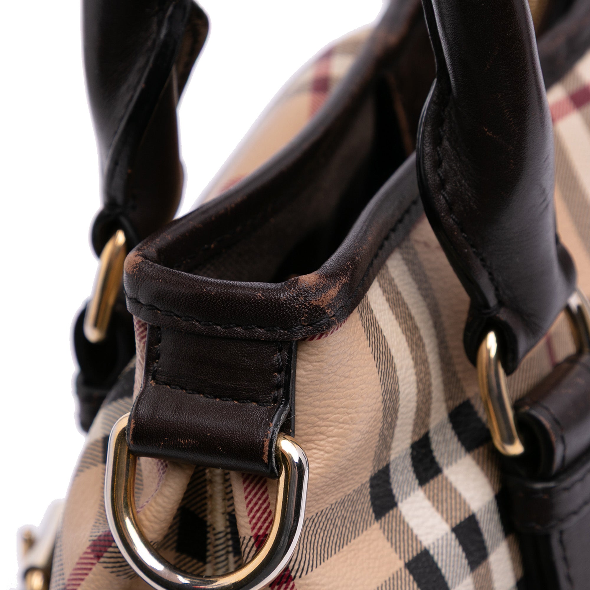Haymarket Check Coated Canvas Satchel