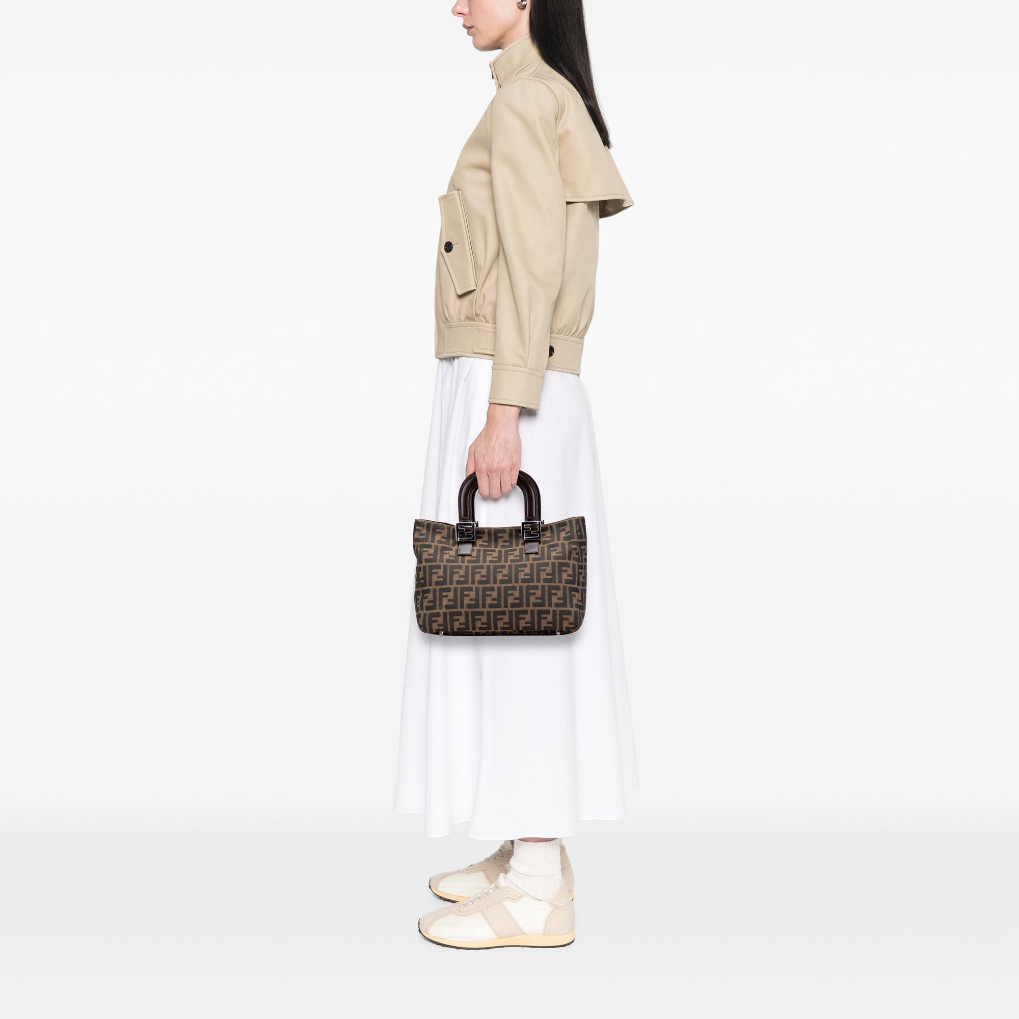 Small Zucca Canvas Twins Tote