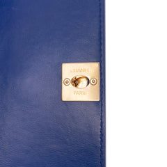 CC Quilted Calfskin Triple Flap