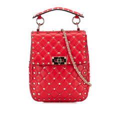 Nappa Rockstud Spike Vertical Satchel