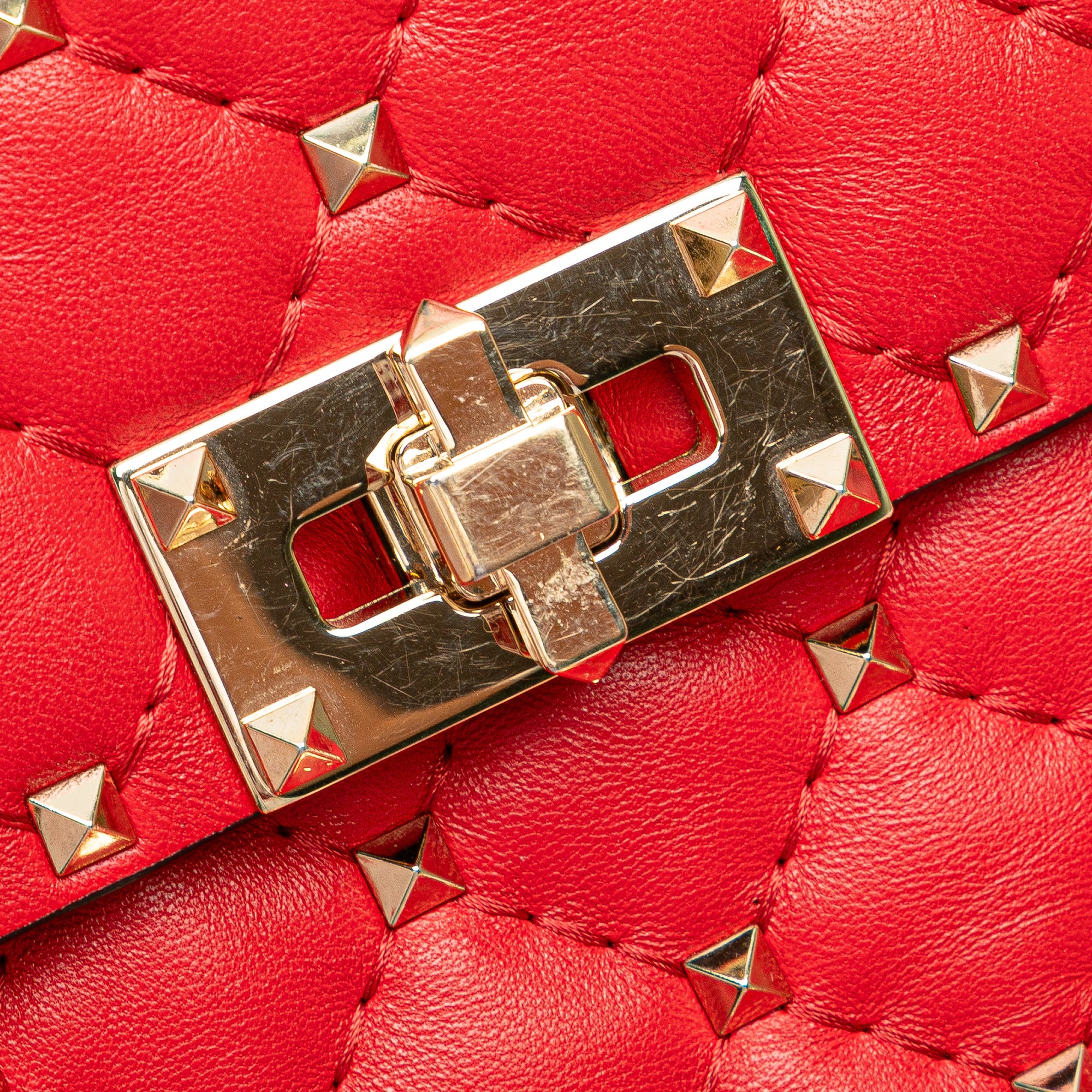 Nappa Rockstud Spike Vertical Satchel