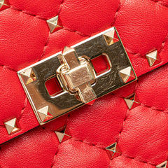 Nappa Rockstud Spike Vertical Satchel