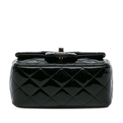 Mini Square Classic Patent Single Flap