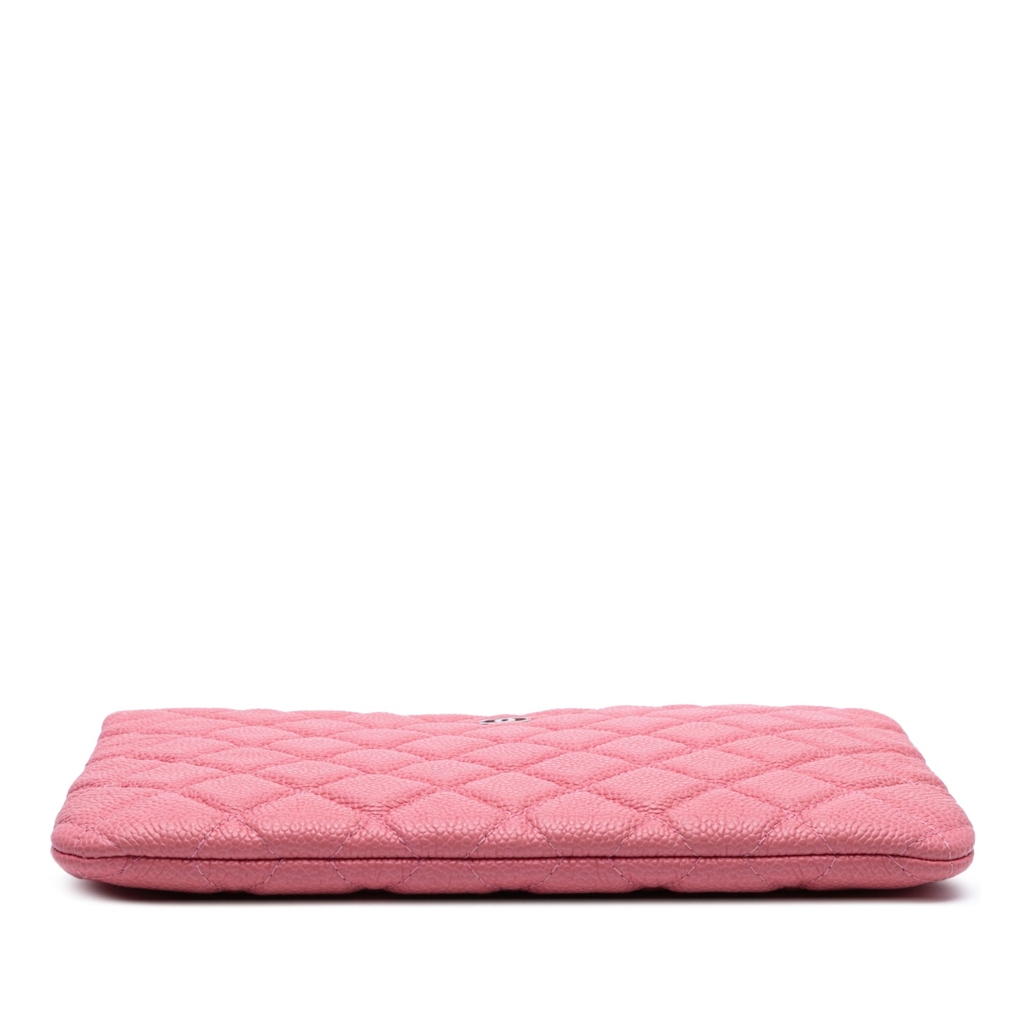 Small Quilted Caviar O Case Clutch