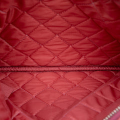 Small Quilted Caviar O Case Clutch