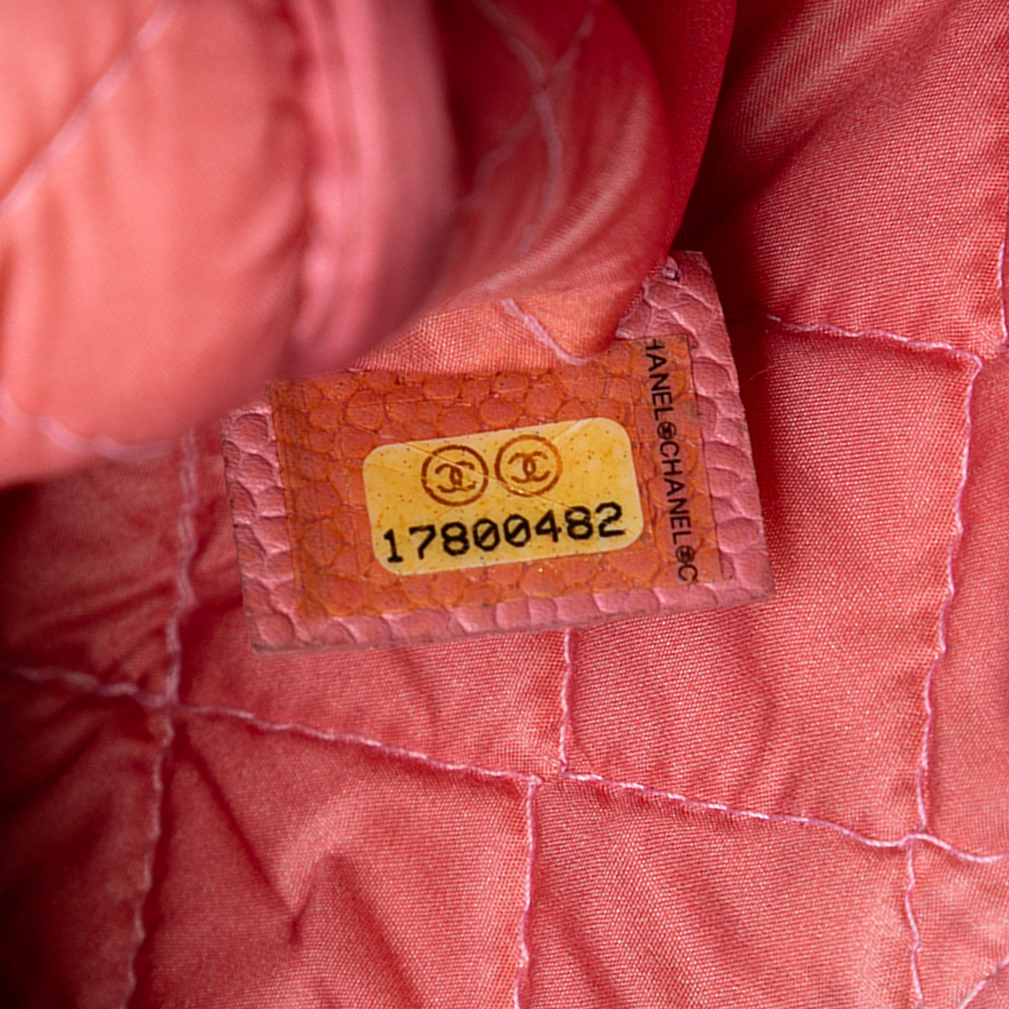 Small Quilted Caviar O Case Clutch