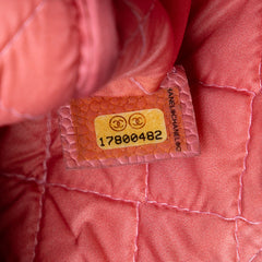 Small Quilted Caviar O Case Clutch