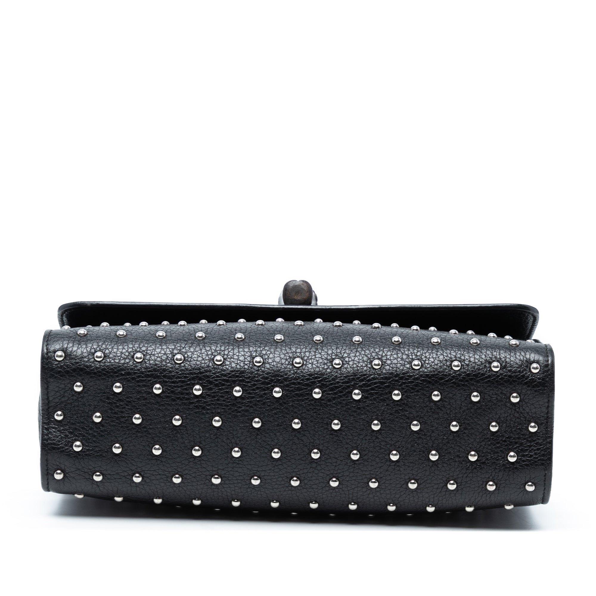 Medium Studded Leather Miss Bamboo Crossbody