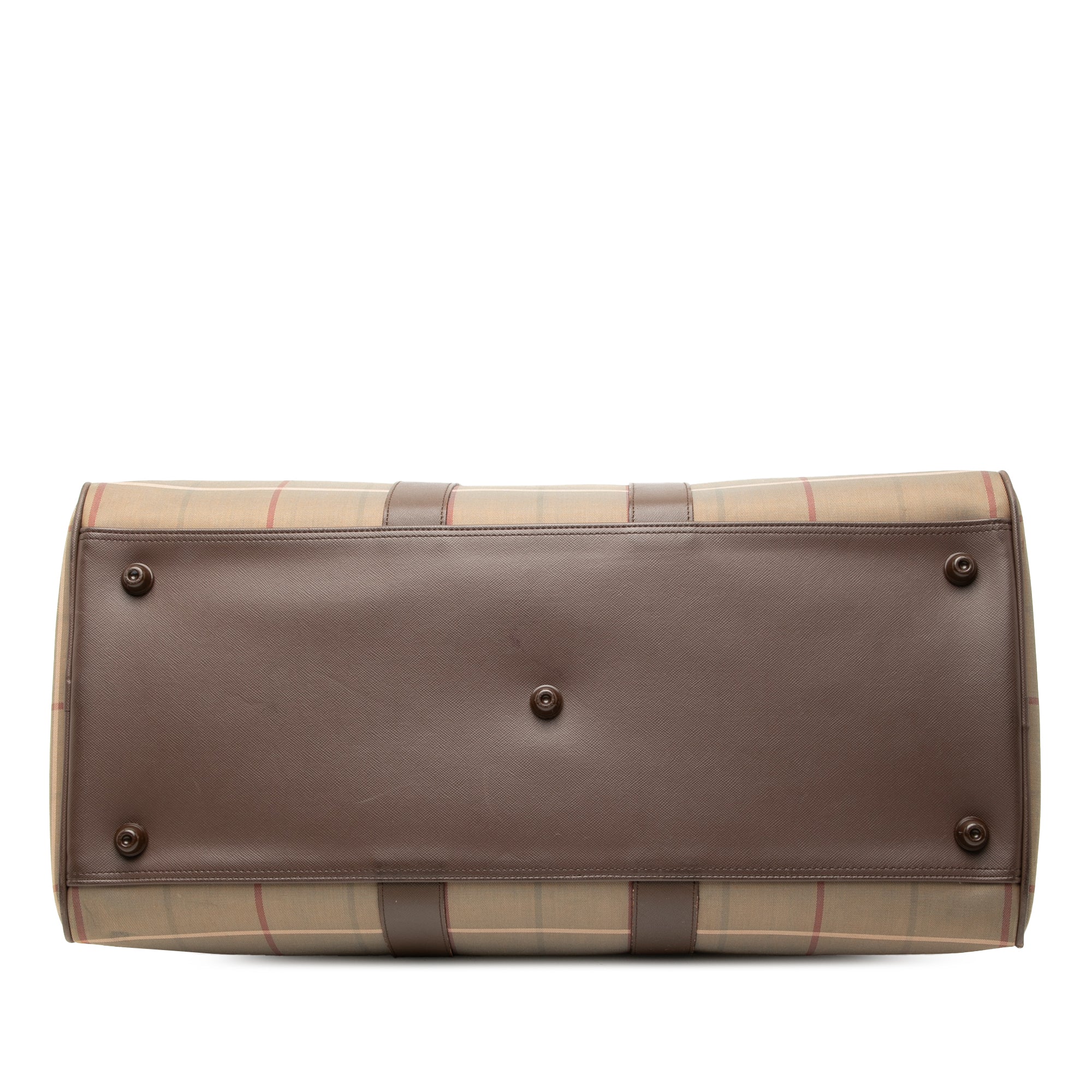 Vintage Check Canvas Travel Bag