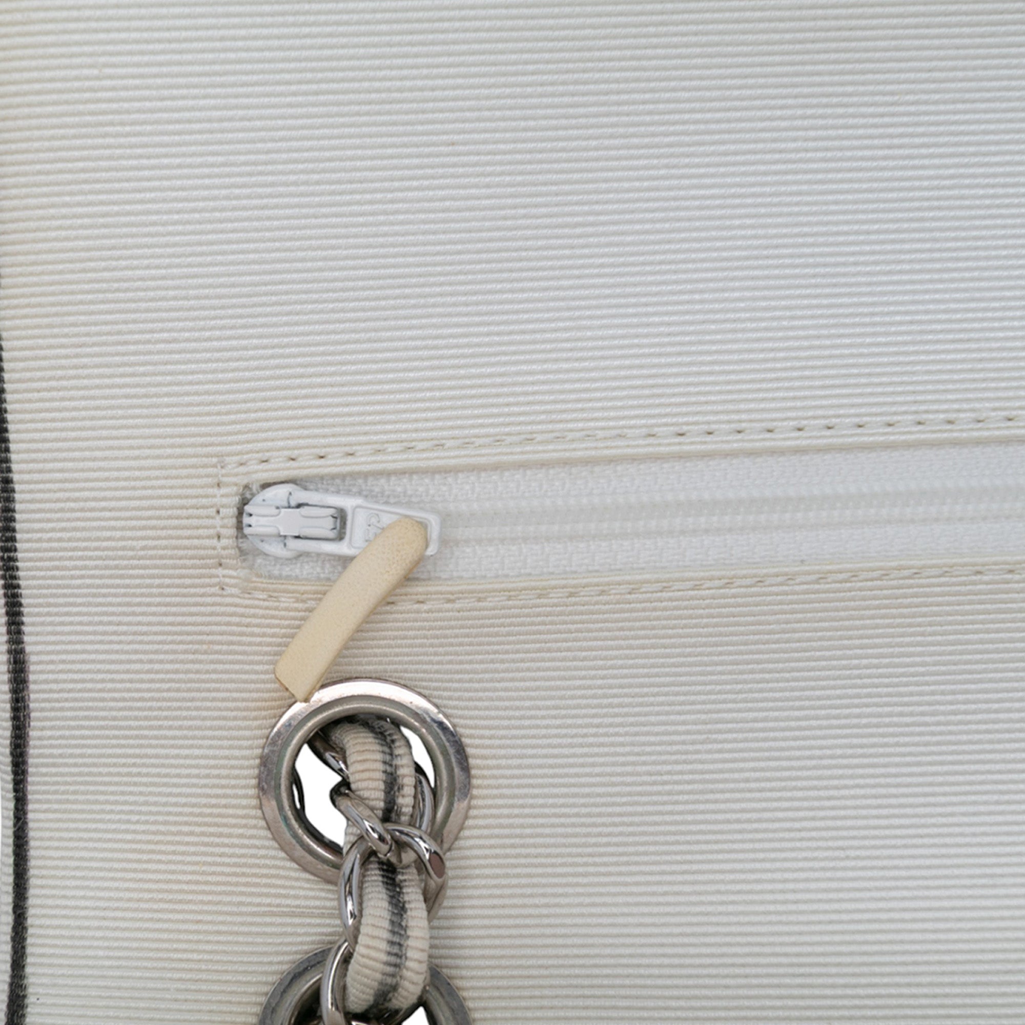 Medium Classic Printed Grosgrain Double Flap