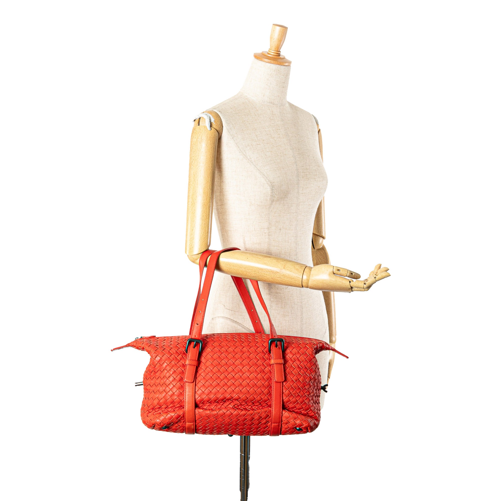 Nappa Intrecciato Montaigne Shoulder Bag