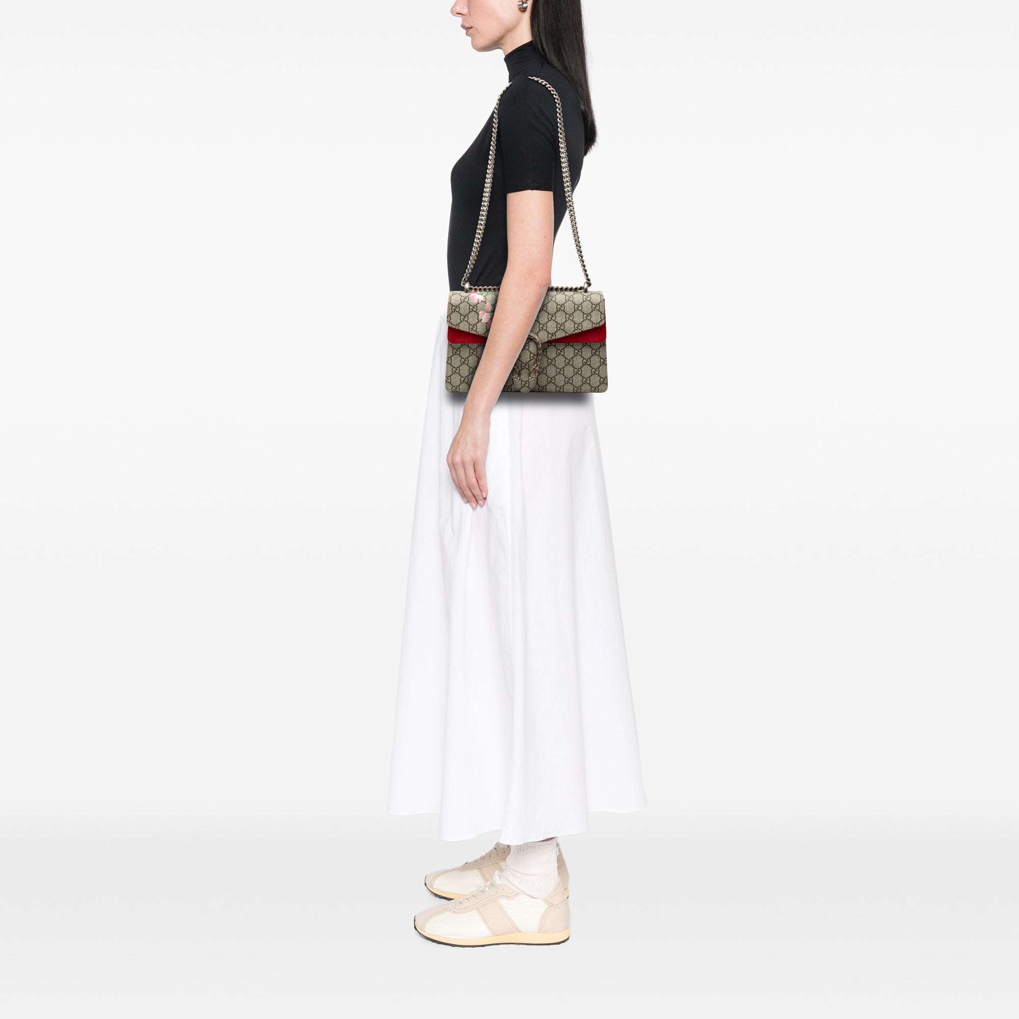 Small GG Supreme Blooms Dionysus Shoulder Bag