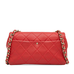 Small Lambskin Elegant Chain Single Flap
