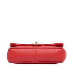 Small Lambskin Elegant Chain Single Flap