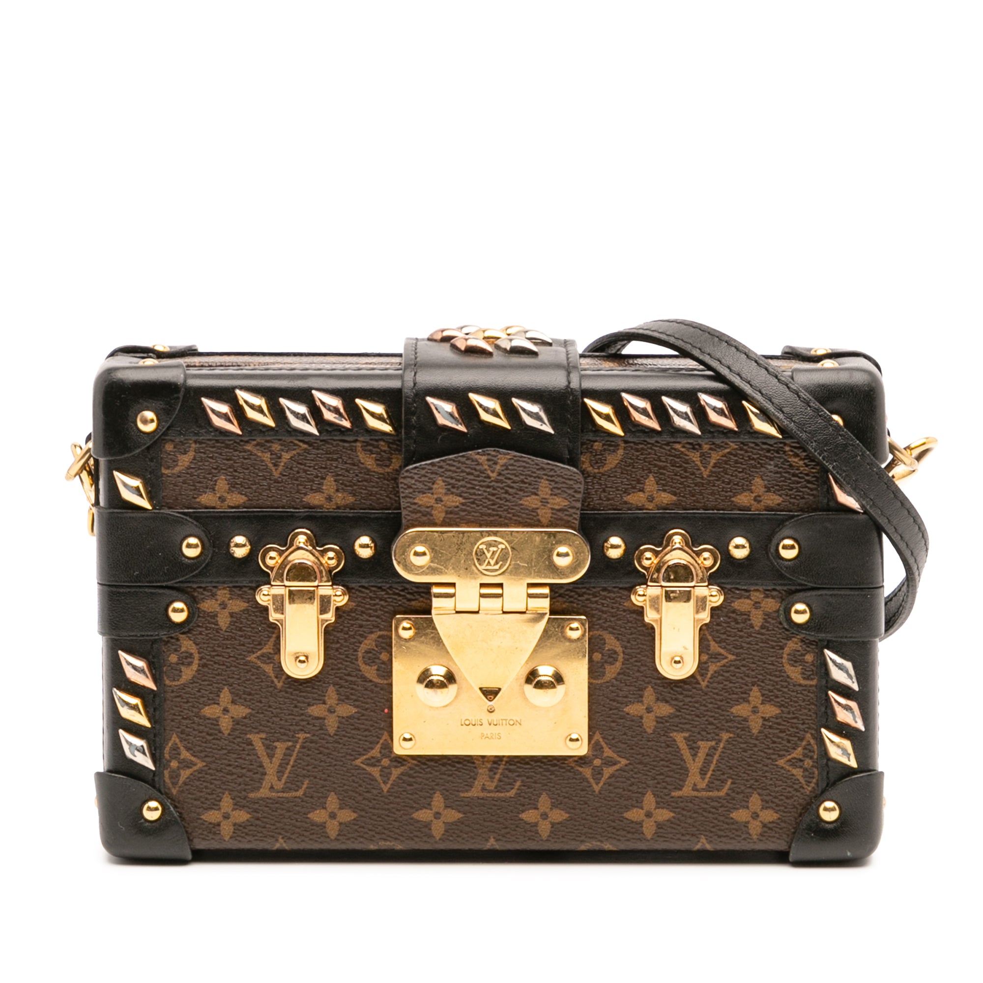 Monogram Studded Petite Malle