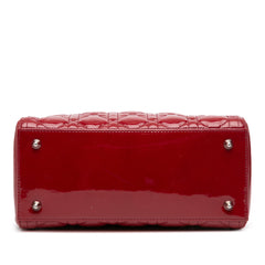 Medium Patent Cannage Lady Dior