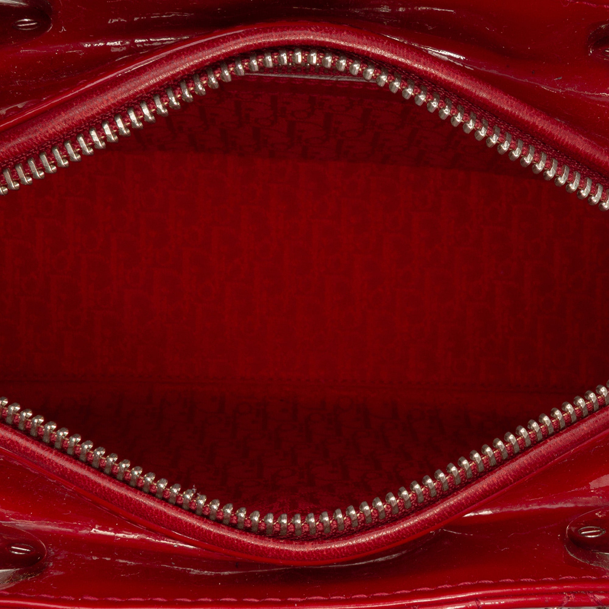 Medium Patent Cannage Lady Dior