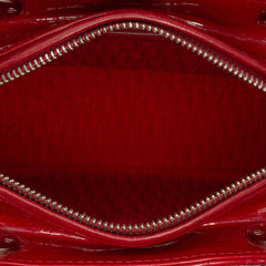 Medium Patent Cannage Lady Dior