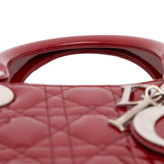 Medium Patent Cannage Lady Dior