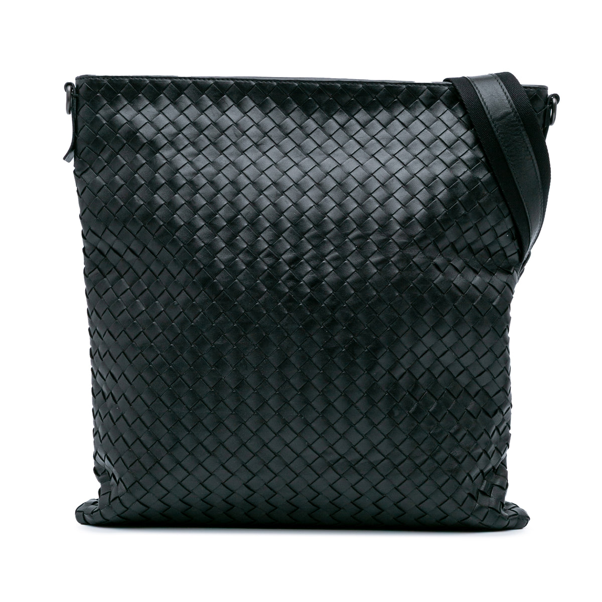 Leather Intrecciato Crossbody