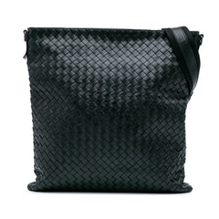 Leather Intrecciato Crossbody
