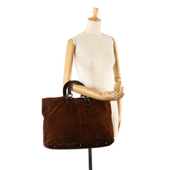 Suede Leather Handbag