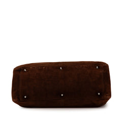 Suede Leather Handbag