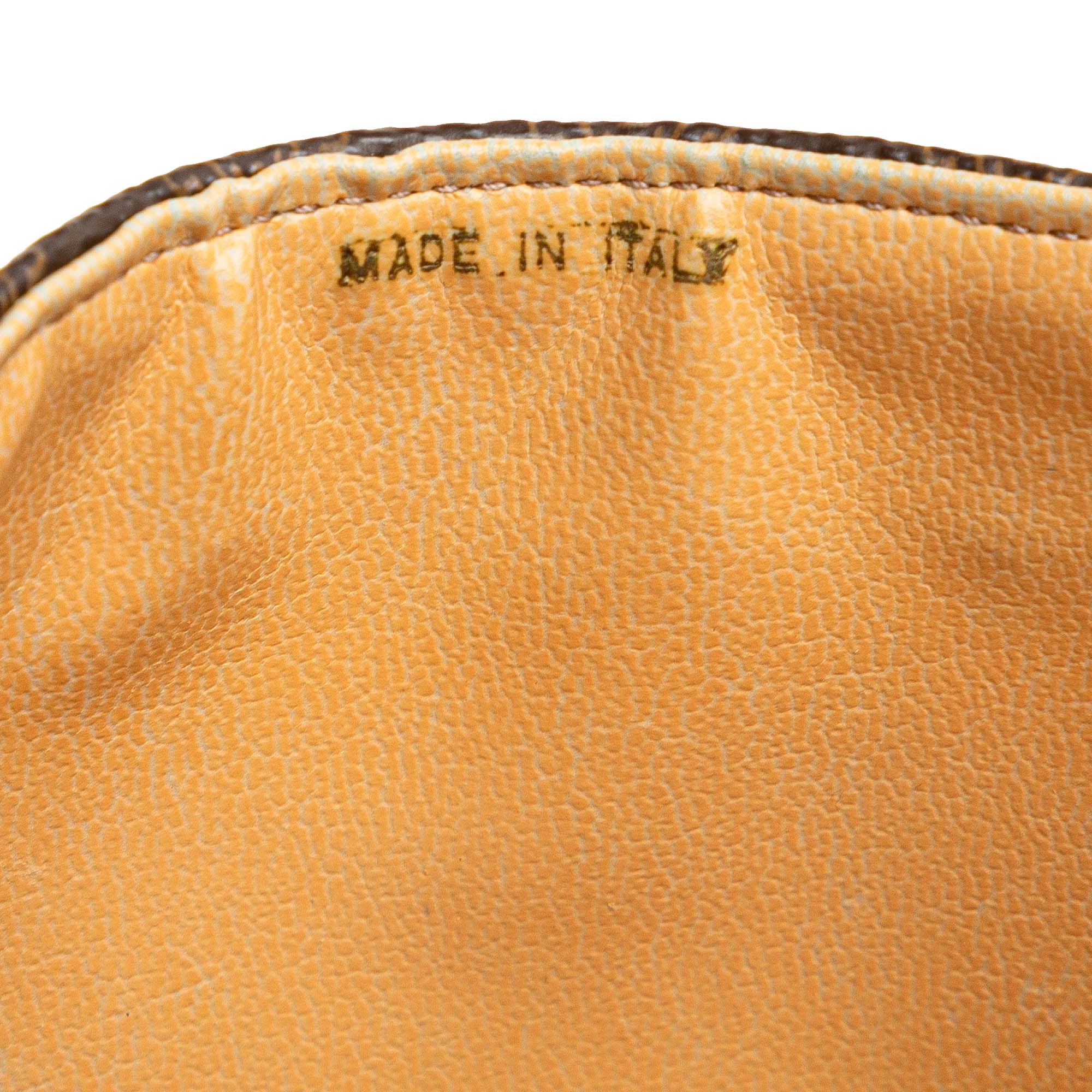 Macadam Coated Canvas Clutch