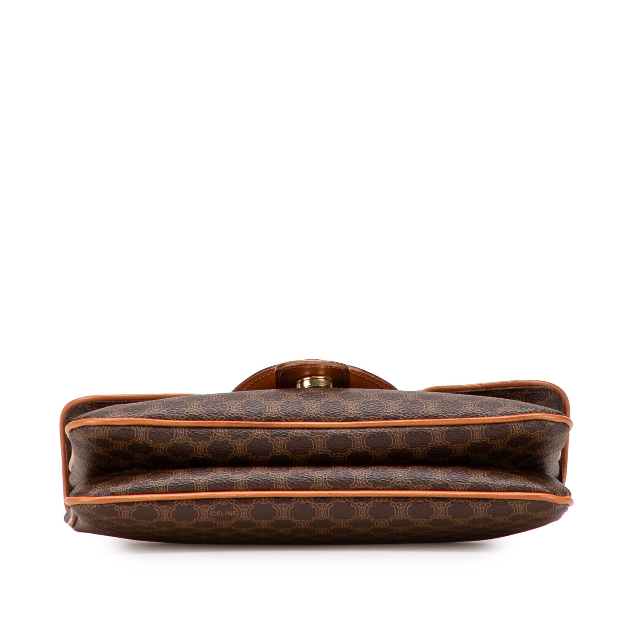 Macadam Coated Canvas Clutch