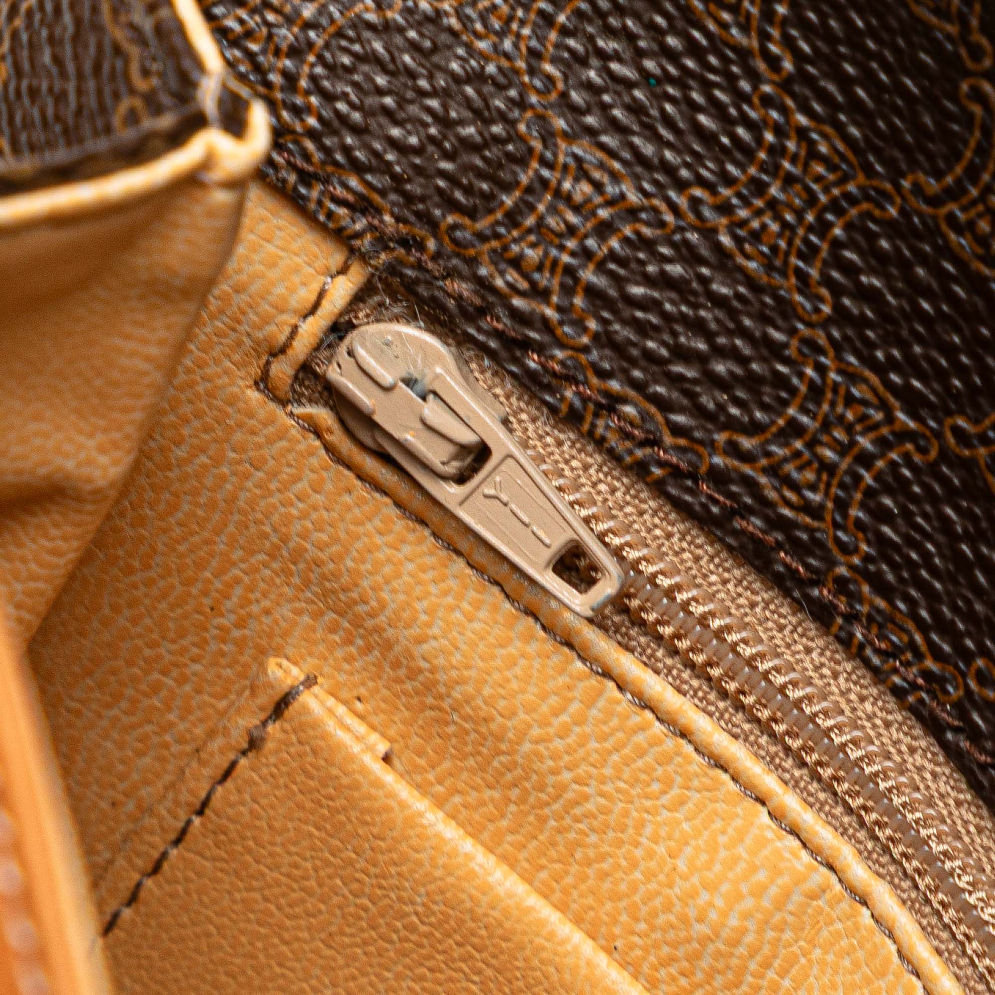 Macadam Coated Canvas Clutch