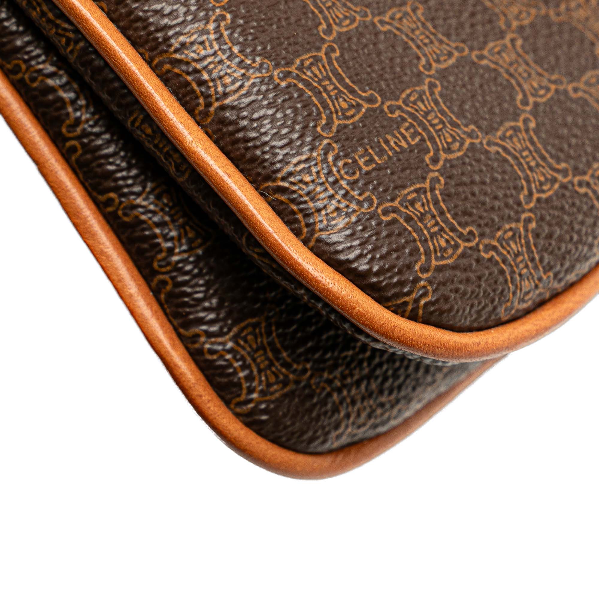 Macadam Coated Canvas Clutch