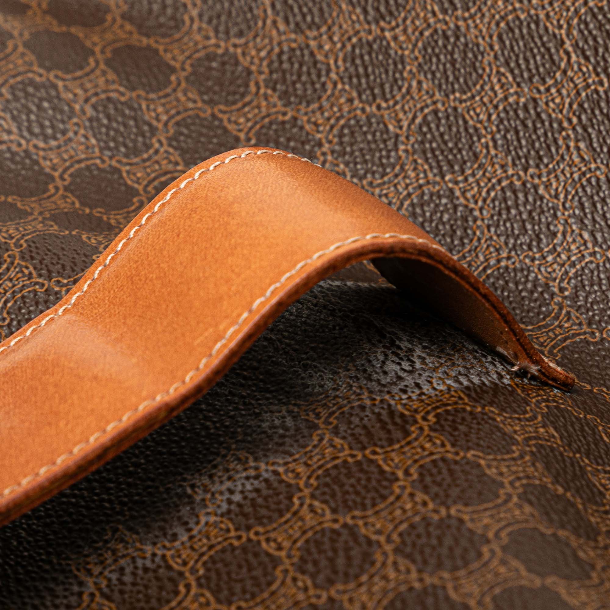 Macadam Coated Canvas Clutch