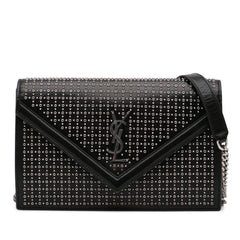 Studded Leather Monogram Le Sept Chain Bag