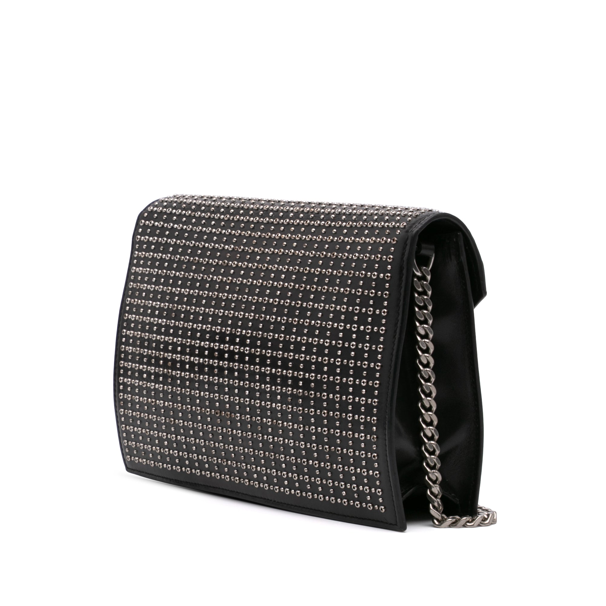 Studded Leather Monogram Le Sept Chain Bag